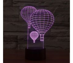 Beling 3D lampa, Lietajúce balóny, 7 farebná S168 