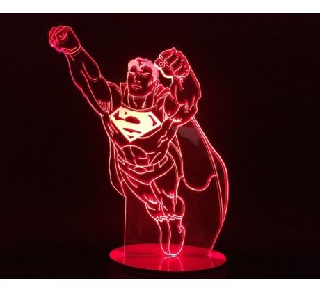 Beling Detská lampa , Superman  , 7 farebná S500 