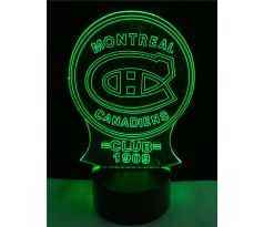 Beling 3D lampa, Montreal Canadiens, 7 farebná S494