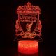 Beling 3D lampa,  Liverpool, 7 farebná S371