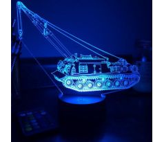 Beling 3D lampa, Tank M88A1 , 7 farebná PPL2CSD