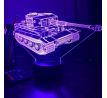 Beling 3D lampa, Tiger tank, 7 farebná 1PDQQWR