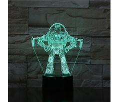 Beling 3D lampa, Buzz Lightyear – Toy Story , 7 Farebná RL8DDWS