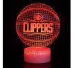 Beling 3D lampa,NBA  L.A. Clippers, 16 farebná QX6