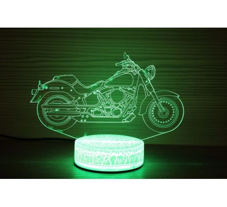 Beling 3D lampa, Harley Davidson old, 7 farebná S5DS13