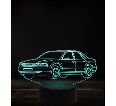 Beling 3D lampa, Audi A8 D2 7 farebná, VBN12