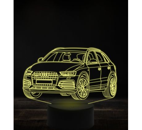 Beling 3D lampa, Audi Q3,7 farebná, VBN13