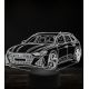 Beling 3D lampa, Audi RS6 ,7 farebná, VBN20