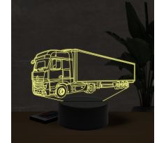 Beling 3D lampa, Mercedes commercial, 7 farebná O25