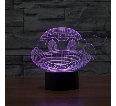 Beling 3D lampa, Nindža, 7 farebná S79 