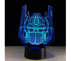 Beling Detská lampa, optimus prime maska , 7 farebná QS486