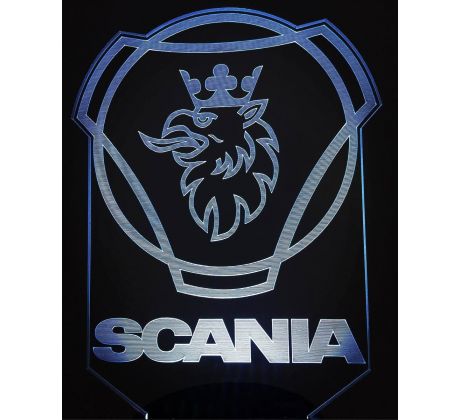 Beling 3D lampa, Scania Logo , 7 farebná DW5DHDS13