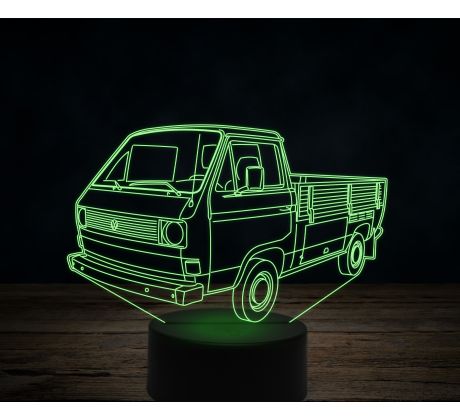 Beling 3D lampa,Volkswagen Transporter 1980, 7 farebná VW27