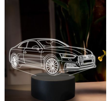 Beling 3D lampa, audi A5 couple s line 2015,7 farebná, VBN22