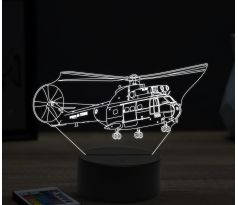 Beling 3D lampa, Aerospatiale-SA-330-Puma, 16 farebná ULA5