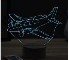 Beling 3D lampa,Beechcraft Baron G58, 16 farebná ULA19