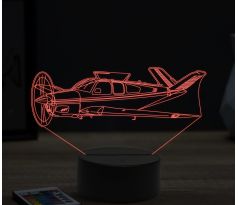 Beling 3D lampa,Beechcraft Bonanza, 16 farebná ULA20