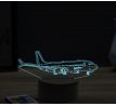 Beling 3D lampa,boeing 737, 16 farebná ULA22