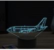 Beling 3D lampa,boeing 737-130, 16 farebná ULA23