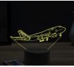 Beling 3D lampa,boeing 747, 16 farebná ULA24