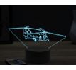 Beling 3D lampa,Boeing CH-47 Chinook, 16 farebná ULA29