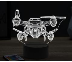 Beling 3D lampa,dron, 16 farebná ULA33