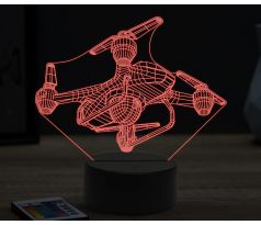 Beling 3D lampa,dron 3, 16 farebná ULA35