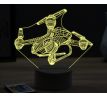 Beling 3D lampa,dron 3, 16 farebná ULA35