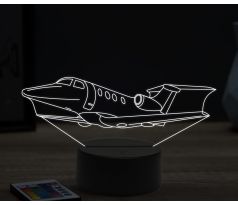 Beling 3D lampa,Embraer Phenom 100, 16 farebná ULA38