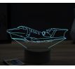 Beling 3D lampa,Embraer Phenom 100, 16 farebná ULA38