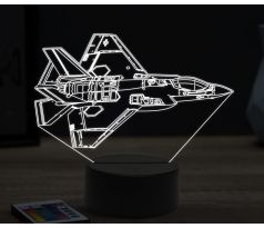 Beling 3D lampa,F-35C, 16 farebná ULA40