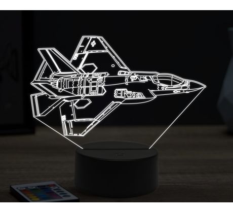 Beling 3D lampa,F-35C, 16 farebná ULA40