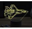 Beling 3D lampa,F-35C, 16 farebná ULA40