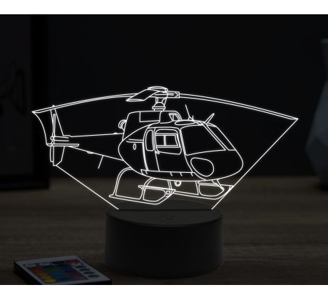 Beling 3D lampa,Helibras HB 350,16 farebná ULA45