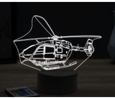 Beling 3D lampa,Eurocopter EC145,16 farebná ULA46