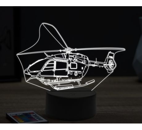 Beling 3D lampa,Eurocopter EC145,16 farebná ULA46