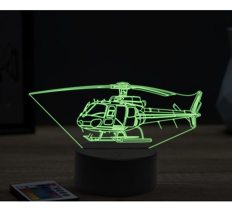 Beling 3D lampa,EUROCOPTER EC135,16 farebná ULA48