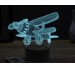 Beling 3D lampa,kids plane,16 farebná ULA51