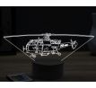 Beling 3D lampa,Marine helicopter,16 farebná ULA54