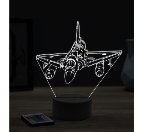 Beling 3D lampa, Mirage 2000,16 farebná ULA56