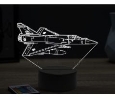 Beling 3D lampa, Mirage 2000,16 farebná ULA57