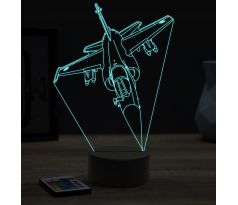 Beling 3D lampa, Mirage F1,16 farebná ULA58