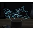 Beling 3D lampa,Piper pa 34,16 farebná ULA62