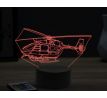 Beling 3D lampa,rescue helicopter,16 farebná ULA67