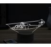 Beling 3D lampa,Sikorsky S-76,16 farebná ULA68