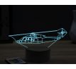 Beling 3D lampa,Sikorsky S-76,16 farebná ULA68