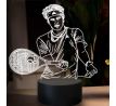 Beling 3D lampa,Alexander Zverev, 16 farebná SXZ1