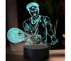 Beling 3D lampa,Alexander Zverev, 16 farebná SXZ1