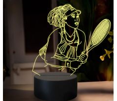 Beling 3D lampa,Naomi Osaka, 16 farebná SXZ12