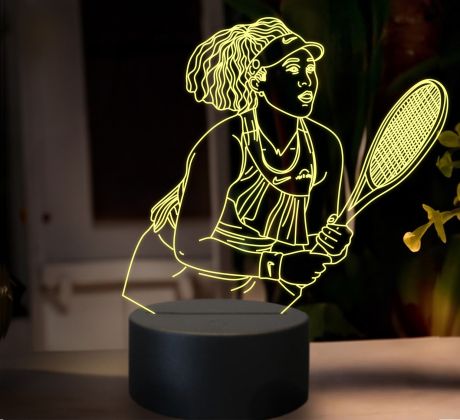 Beling 3D lampa,Naomi Osaka, 16 farebná SXZ12